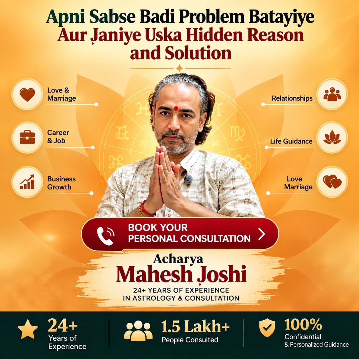 Acharya Mahesh Joshi, astrologer