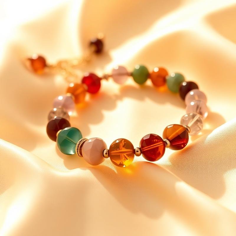 Seven Chakra Healing Crystal Bracelet — lab certified, energized — Jeevan Niti