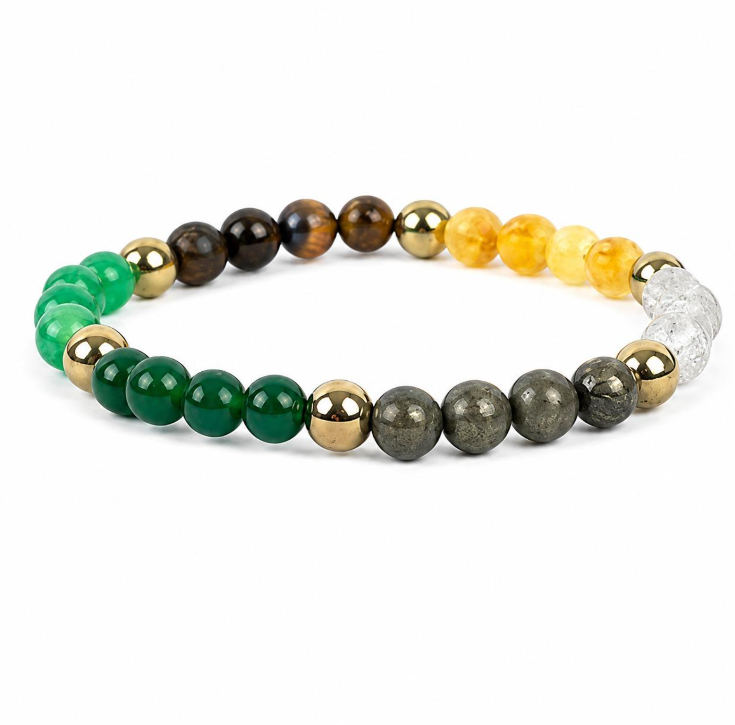 Dhan Varsha Bracelet — Natural Crystal Wealth Bracelet
