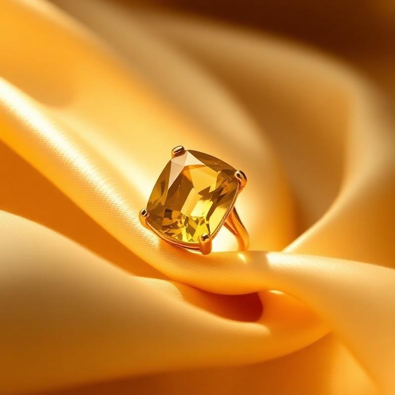 Yellow Sapphire (Pukhraj) Gold Ring — 4.5 Ratti — lab certified, energized — Jeevan Niti